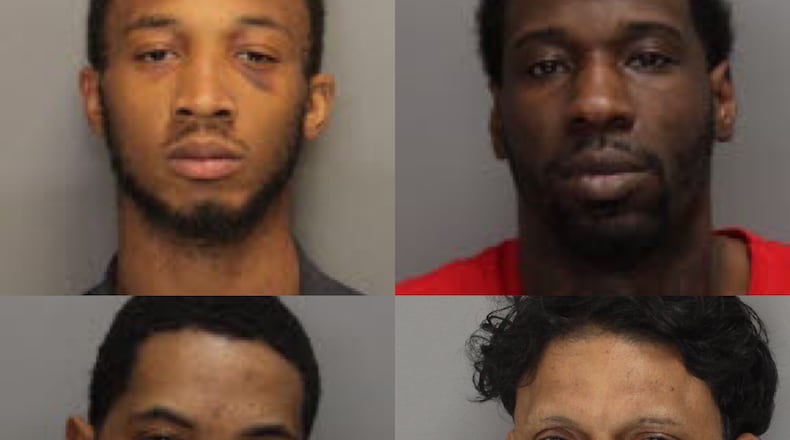 These are the four men who plead guilty to the armed robbery of a Marietta gas station in 2014. Starting in the top left and going clockwise: Jereme Quinton White, Christopher Renard Watson, Jose Alejandro Quinones, Devante Waston.
