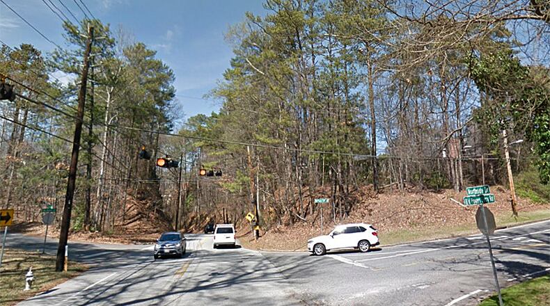 The cost has gone up by $19,014 to redesign the intersection of Northside Drive, Riverview Drive and Old Powers Ferry Road in Sandy Springs. HNTB INC.