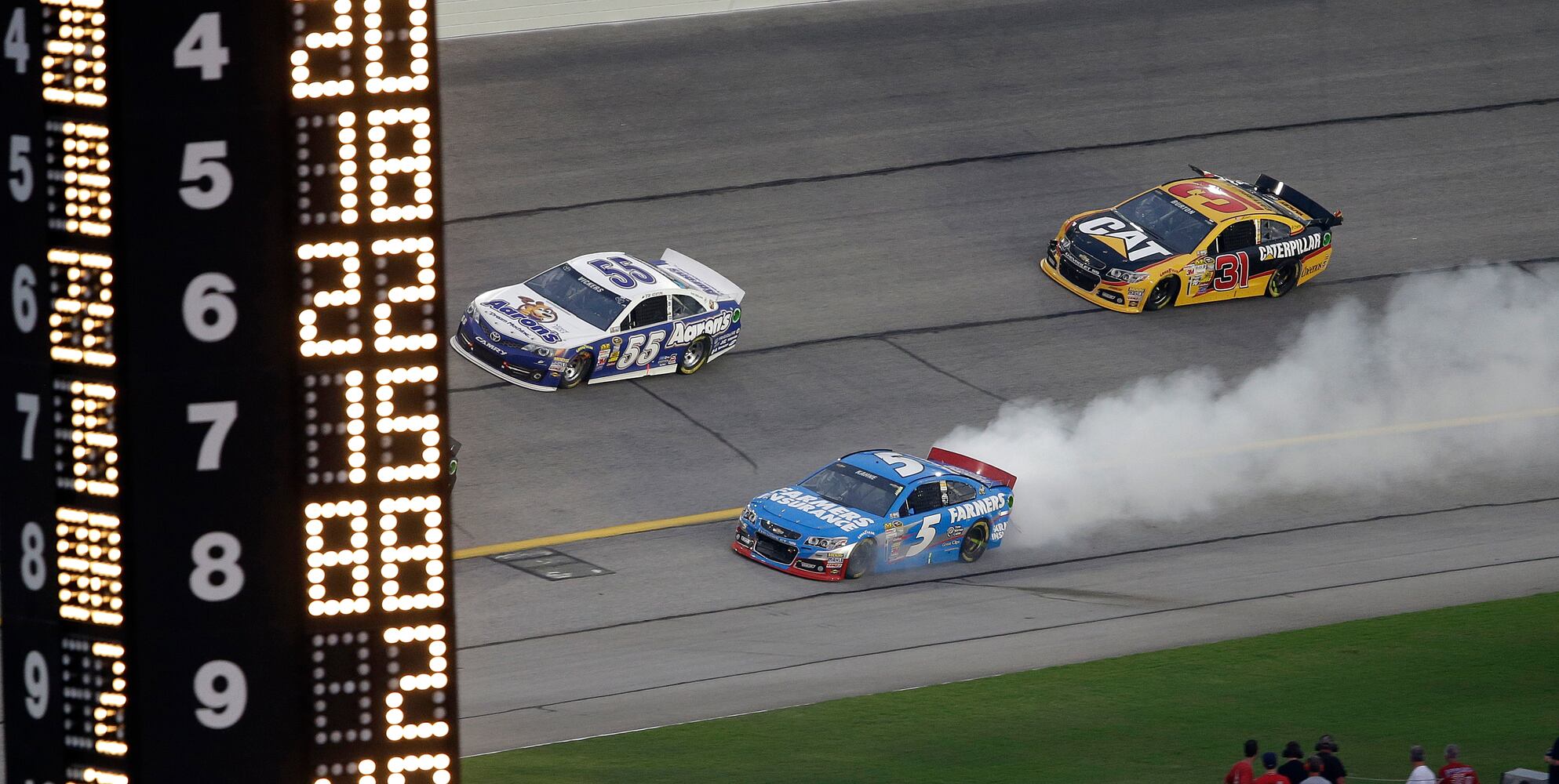 NASCAR under the lights at Atlanta Motor Speedway