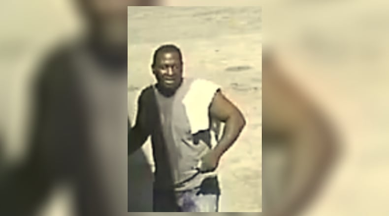 Police are asking the public for help identifying a man they say robbed a group of people at knife-point last week at an Atlanta gas station.