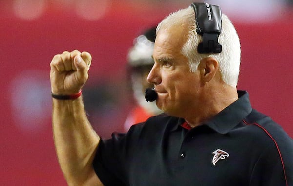 Mike Smith during his Falcons days.