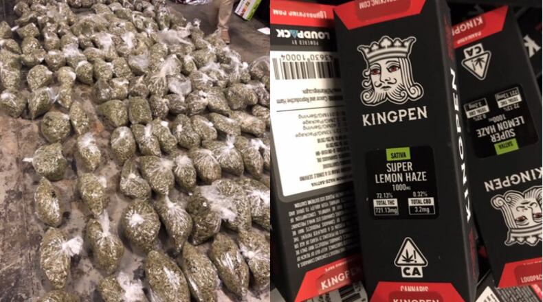 Investigators said they found these drugs in Forsyth County.