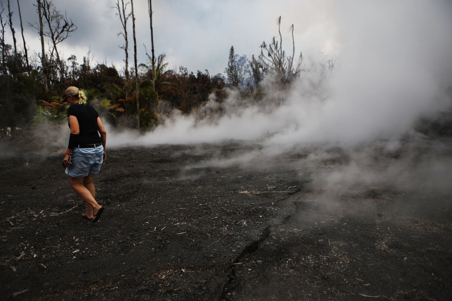 Photos: Hawaii volcano erupts