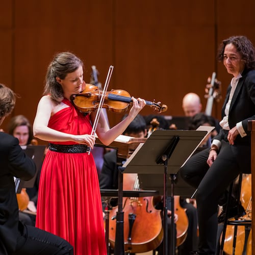 Violinist Veronika Eberle will join the Atlanta Symphony Orchestra for Brahms' Double Concerto on April 1 and 2, 2027. (Rand Lines/Courtesy of Atlanta Symphony Orchestra)