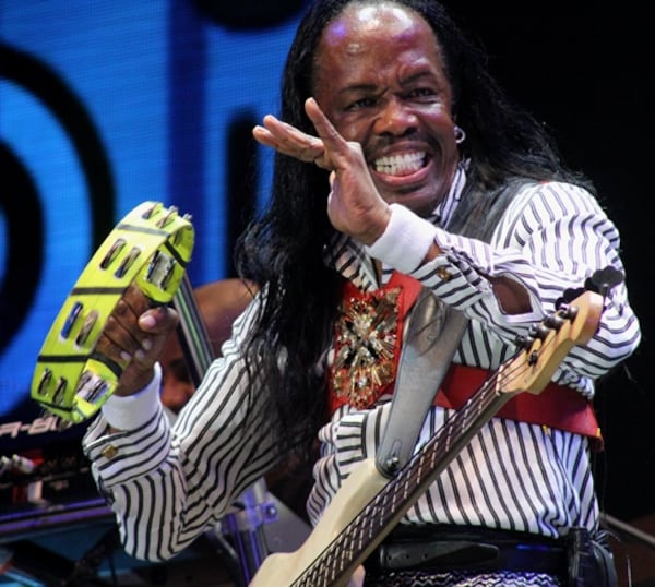 EWF's Verdine White performing at Lakewood in 2015. Photo: Melissa Ruggieri/AJC.