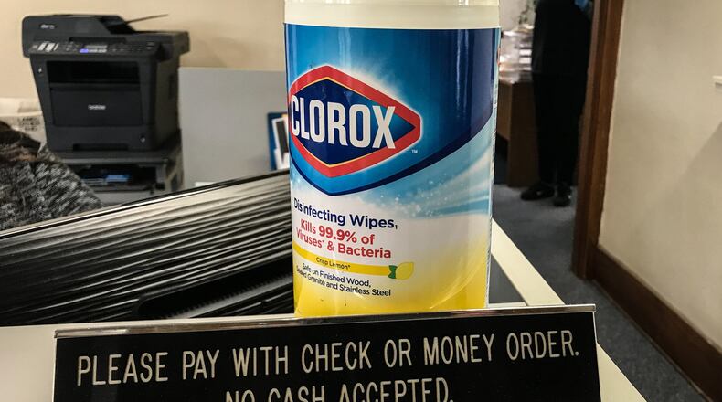 ManCo Property Service property manager, Cyndee Henry said that most property owners are not forcing their tenets to pay rent if they have lost their job because of the coronavirus. JIM NOELKER/STAFF