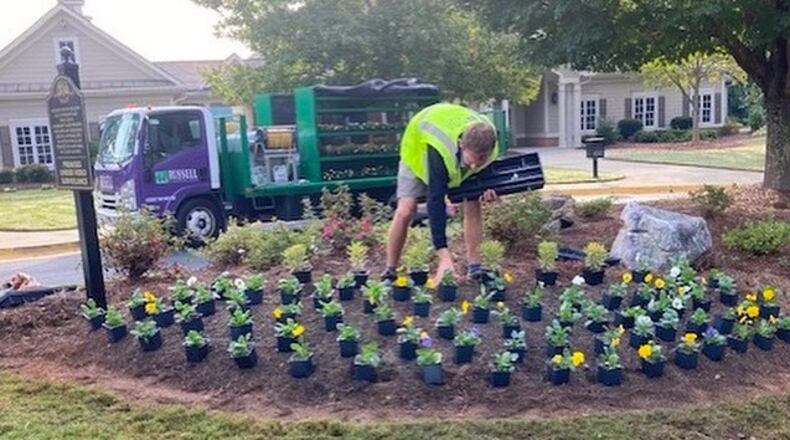 Alpharetta recently approved two contracts with Russell Landscape for citywide landscape maintenance (excluding park lands) and on-call landscape construction. (Courtesy Russell Landscape)