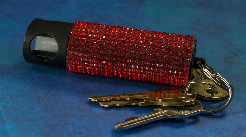 Stock photo of peeper spray.