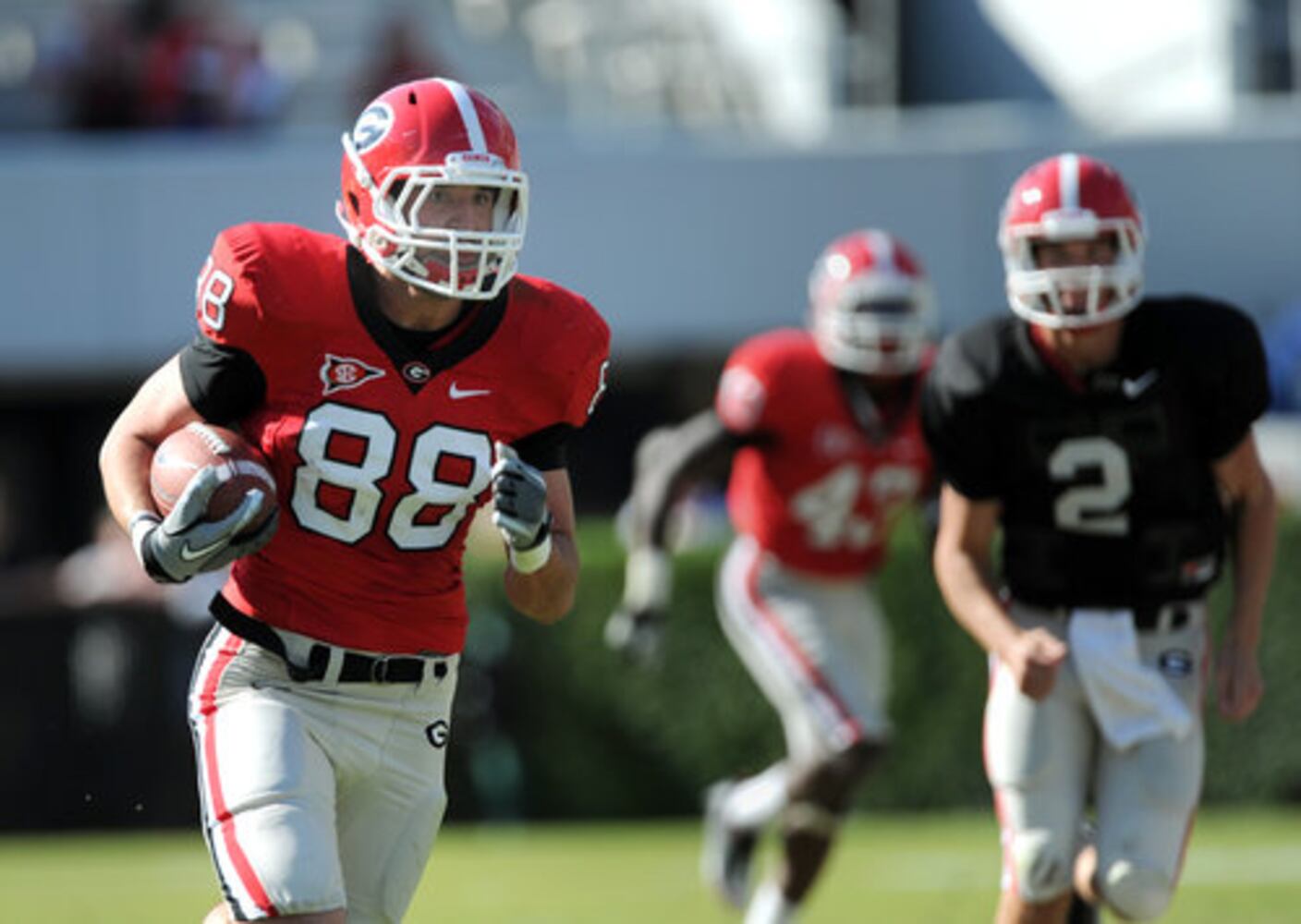 Bulldogs battle in G-Day scrimmage