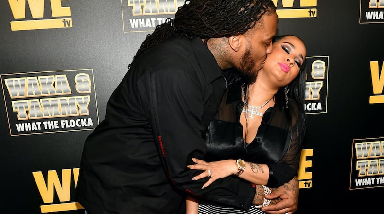 WE-TV Waka Flocka and Tammy Rivera at a screening of their new show March 10, 2020. Contributed.