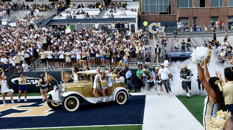 Georgia Tech’s 18 committed high school seniors are putting up big numbers this season. (Hyosub Shin/AJC)