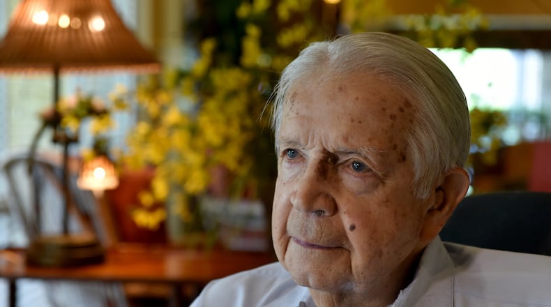 Jim Starnes of Stone Mountain served in WWII aboard the battleship USS Missouri at the time the Japanese Instrument of Surrender was signed.