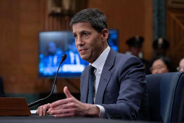 Kevin Warsh testifies during his nomination hearing to be a member and chair of the Federal Reserve Board of Governors on Tuesday, April 21, 2026. (Jose Luis Magana/AP)