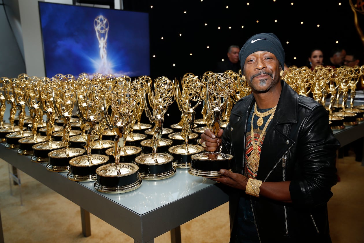 Katt Williams is pictured attending the 2018 Emmy Awards in Los Angeles. A Georgia attorney for four women claiming Williams assaulted them has been sanctioned for using fake legal arguments. (Eric Jamison/Invision for the Television Academy/AP)