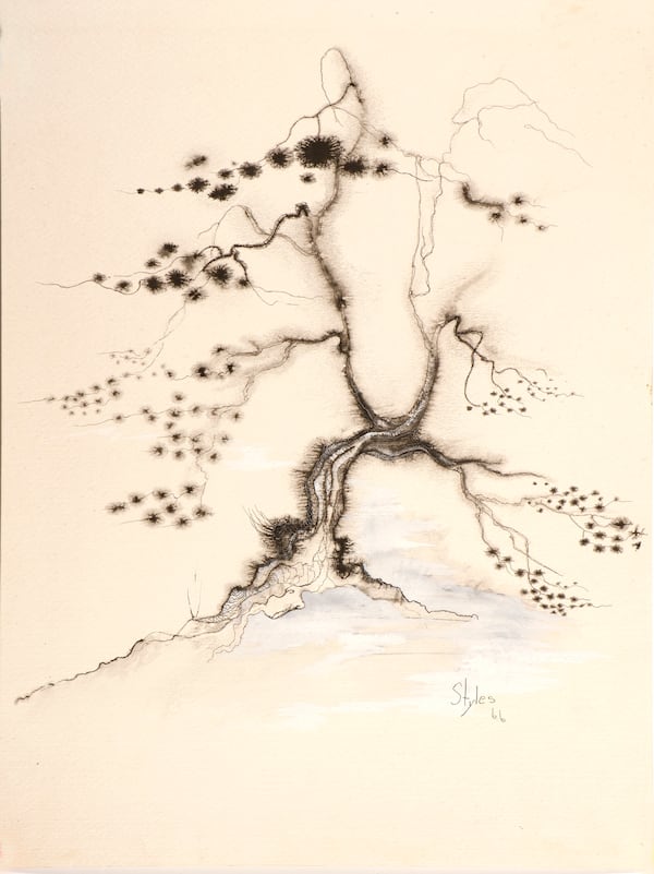 "Oriental Pine" (1966) by Freddie Styles. (Courtesy of Reis Birdwhistell)