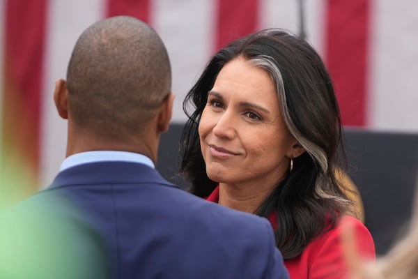 Director of National Intelligence Tulsi Gabbard said that new files related to the assassination of Martin Luther King Jr., will soon be released. (Mark Schiefelbein/AP)