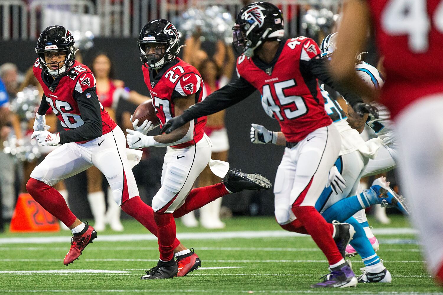 Photos: Falcons drub Panthers, honor Roddy White