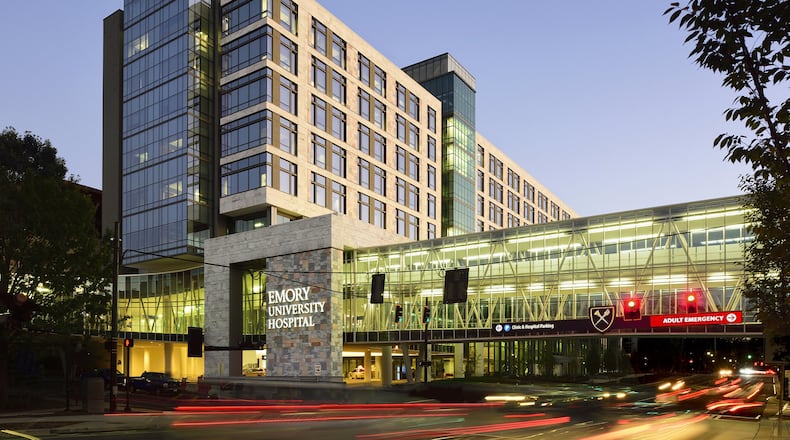 Emory University Hospital in Decatur. SPECIAL Emory Healthcare