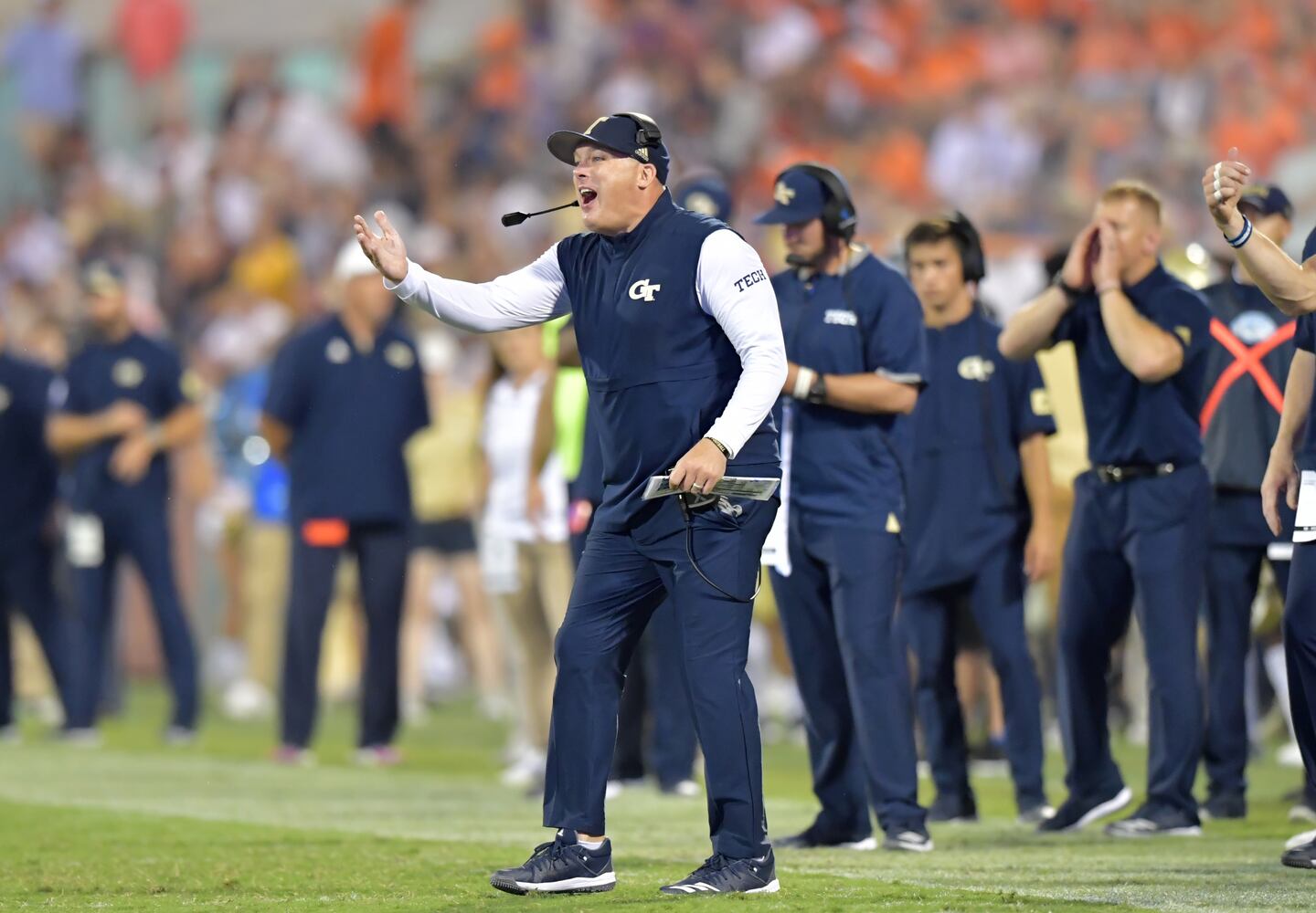 Photos: Jackets’ crushed by Clemson in first game under new coach