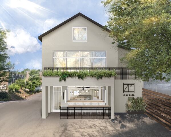 A rendering of At Arbeta, a Euro-style cafe taking over the JavaVino space in Poncey-Highland. (Courtesy of At Arbeta)
