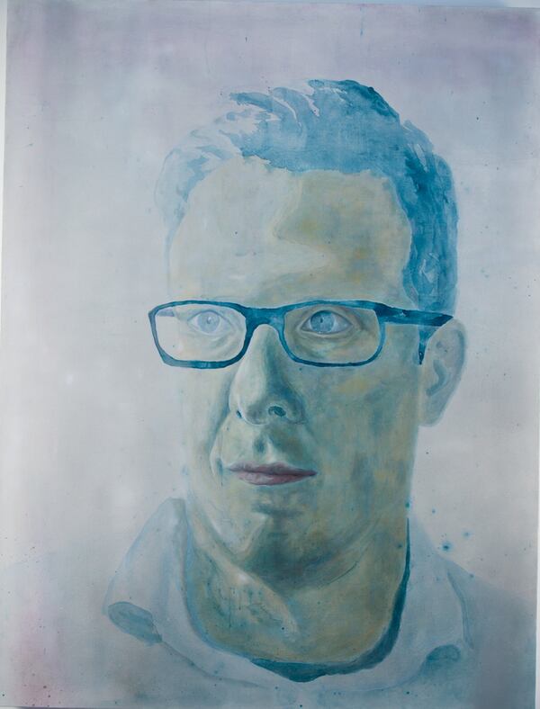 “Gather” in oil on canvas by Atlanta artist Mark Leibert.