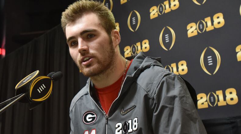 Quarterback Jake Fromm started 14 games for Georgia in his freshman season.