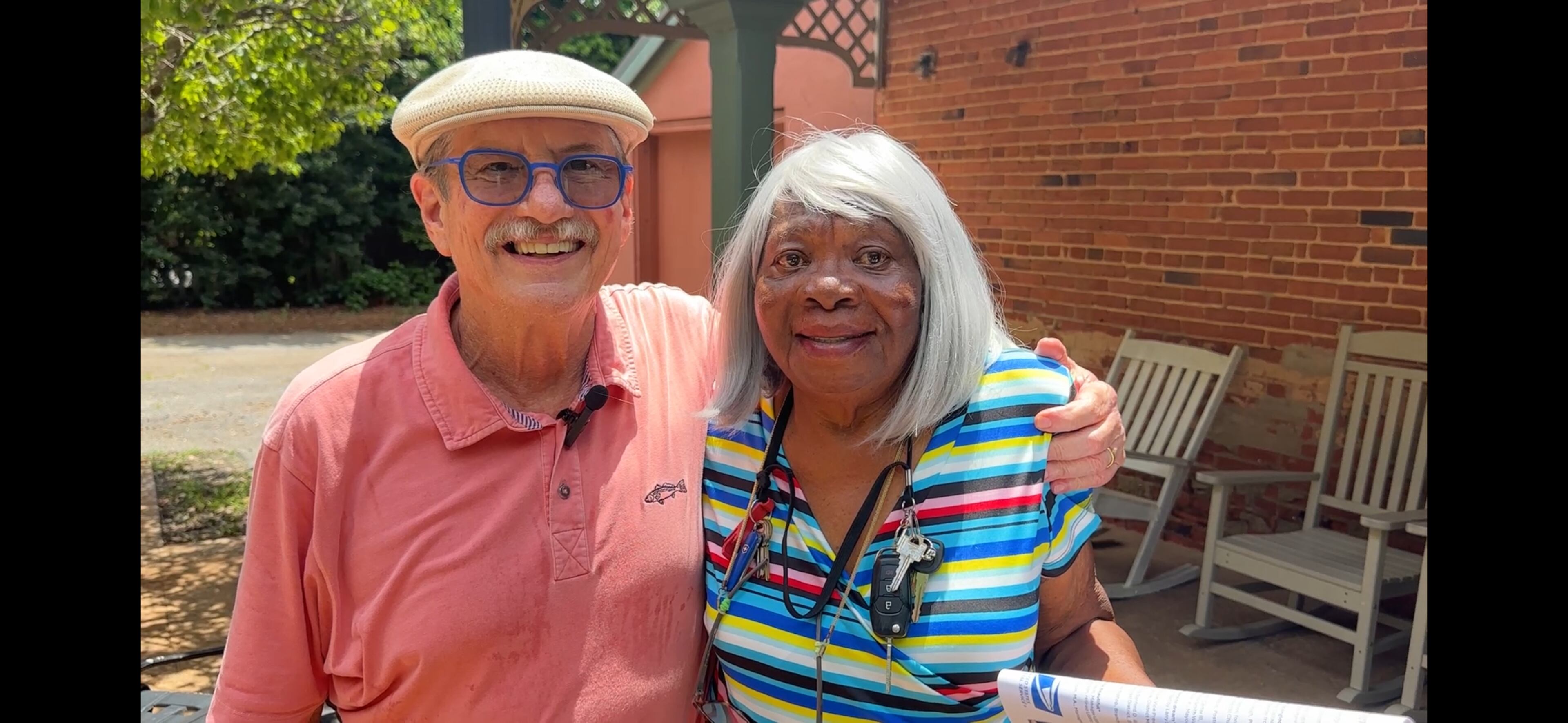 Chip Carter, son of the late President Jimmy Carter and Rosalynn Carter, with longtime family caregiver and nanny Mary Prince. "She's just family," Carter said.