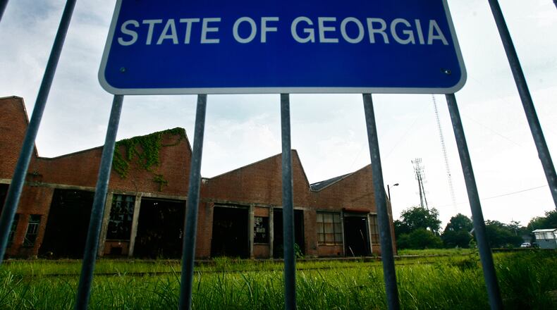 Pullman train maintenance yard. (Fang Liang/2007 AJC file photo)