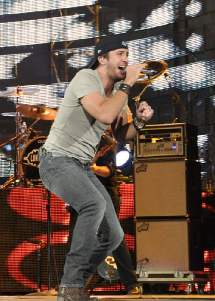 Luke Bryan at the Houston Rodeo