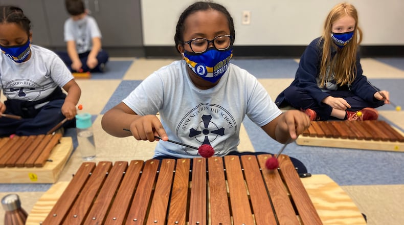 Annunciation Day School started as a mothers' morning out recently marked 20 years of classes in an intimate learning environment.