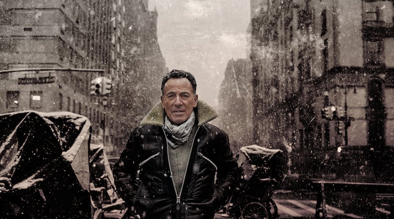The cover photo for "Letter to You" was taken in New York during Springsteen's Broadway run in 2018.