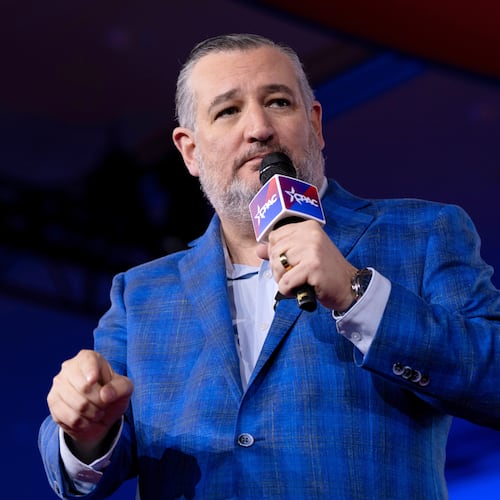 FILE - Sen. Ted Cruz, R-Texas, speaks at the Conservative Political Action Conference (CPAC) in Dallas, March 28, 2026. (AP Photo/Gabriela Passos, File)