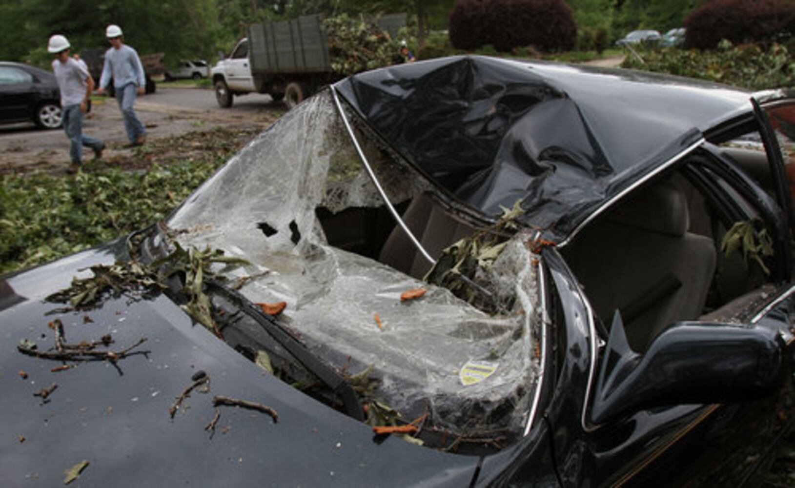 Destruction in Ringgold, Rome