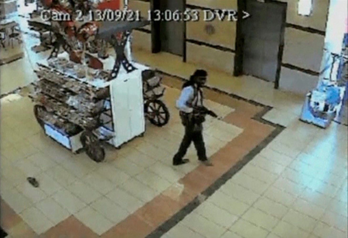 Inside Westgate Mall in Nairobi, Kenya