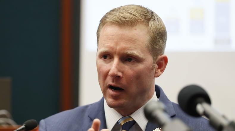 Derek Somerville, who is CEO of a consulting firm, said he has no political aspirations and was not paid by anyone to research David Ralston’s case delays. BOB ANDRES / bandres@ajc.com