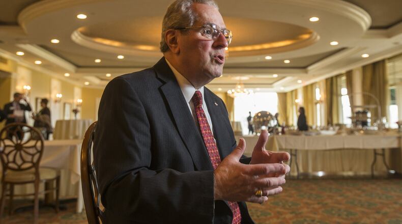 Richard Anthony Sr., founder of The Entrepreneurs Network, talks about his new venture to promote entrepreneurship among the 55-and-over set on Feb. 15, 2018 at Overbrook Country Club in Villanova, Pa. (Michael Bryant/Philadelphia Inquirer/TNS)