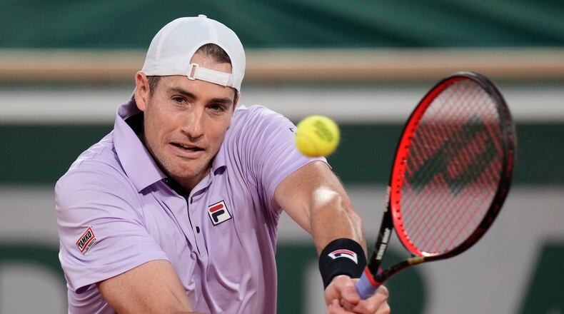 John Isner won in Atlanta Tuesday. AP file photo
