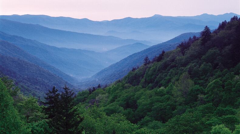 Of the 17,904 total acres that burned in last November’s devastating wildfires in and around the Great Smoky Mountains National Park, 11,410 were park lands within the park’s boundary. Those 11,410 acres represent only two percent of 522,076-acre park. (Courtesy of Pigeon Forge Department of Tourism/TNS)