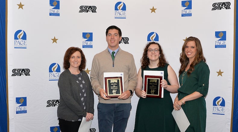 Henry STAR winners: (left to right) Rita Poole, Will Miller, Abby Cornell, Ashleigh Eidson.