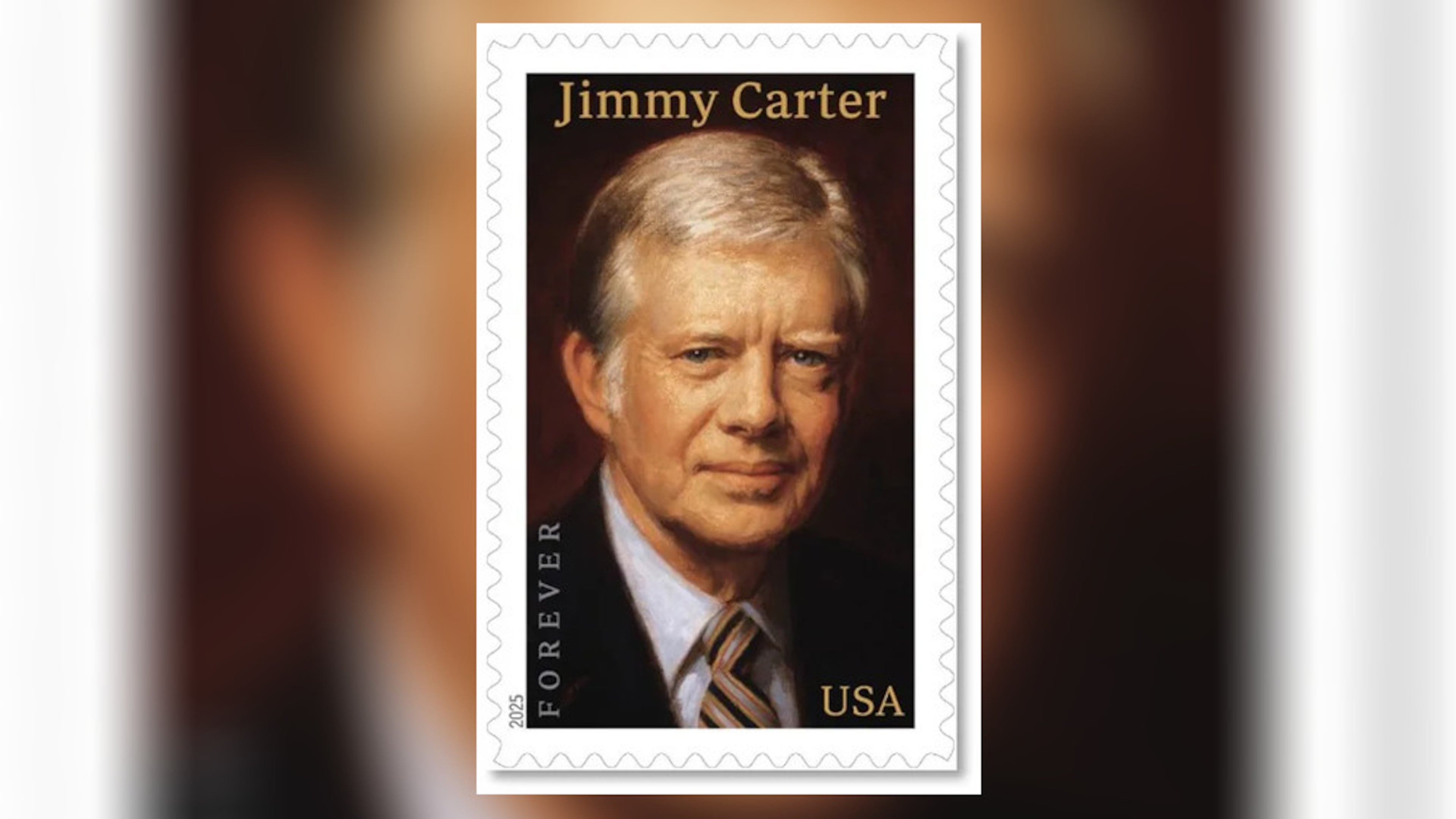 The U.S. Postal Service releases a stamp honoring the late President Jimmy Carter today.