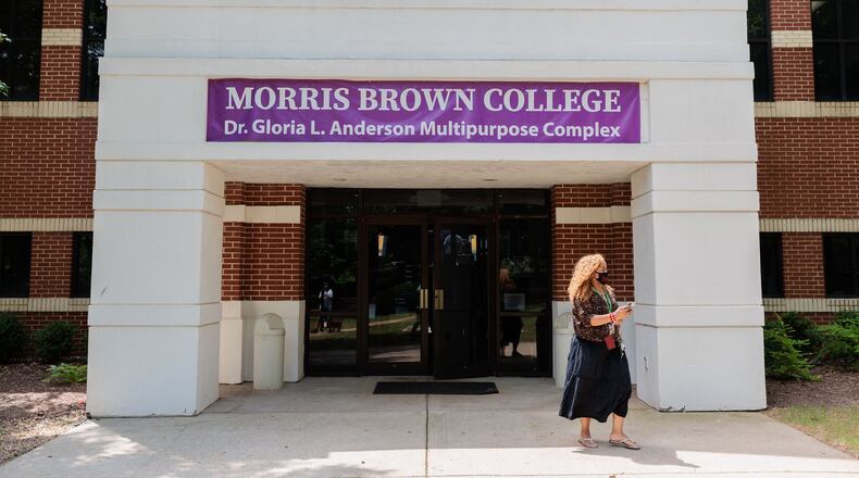 Morris Brown College lifted a mask mandate for students and employees. (Arvin Temkar/AJC file photo)