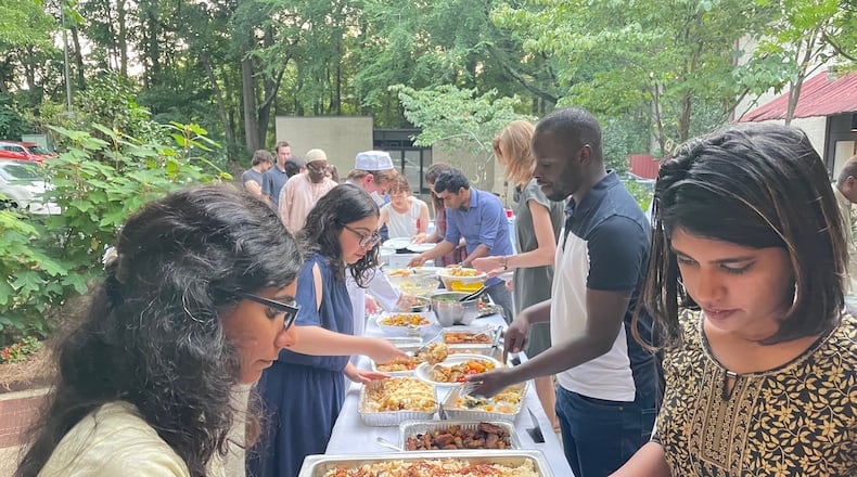 Guests of Villa International share cultures and social support while staying in Atlanta. Courtesy