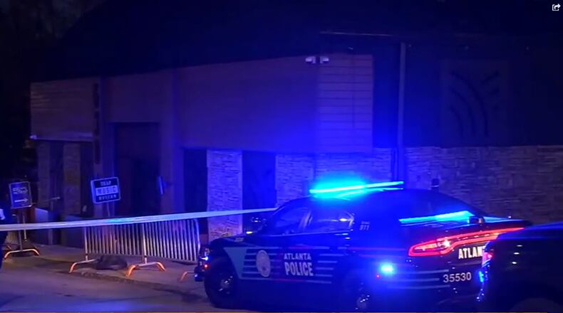 A shooting in the parking lot of the Trap Music Museum in northwest Atlanta left a man dead Sunday evening.