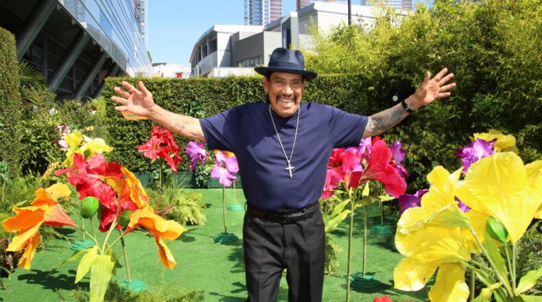 Actor Danny Trejo helped rescue a baby trapped in an overturned vehicle in Los Angeles.