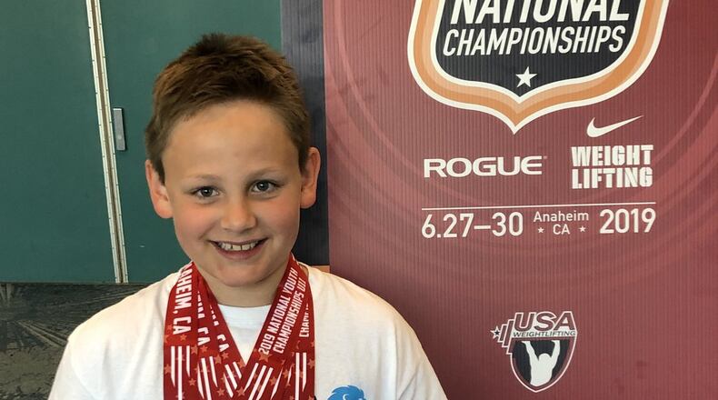 Andrew Reid of Dunwoody traveled to Anaheim where he participated in the USA WEIGHTLIFTING YOUTH NATIONAL CHAMPIONSHIPS. He won 4 gold medals in the U11-55kg class, earning him the national title in that category.