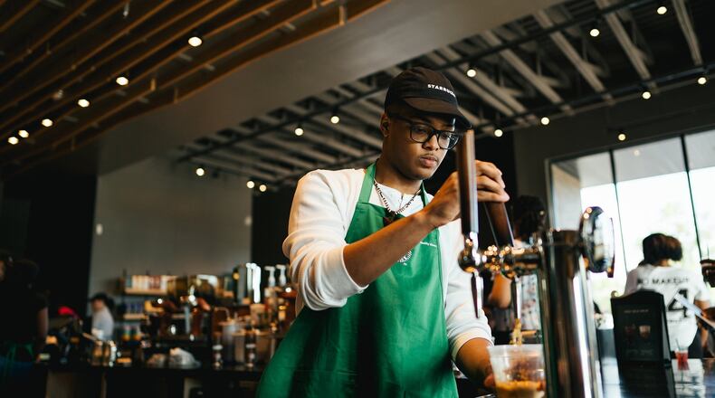 Starbucks Jonesboro store is will focus on community development as well as selling lattes and croissants when it opens Friday. PHOTO: STARBUCKS