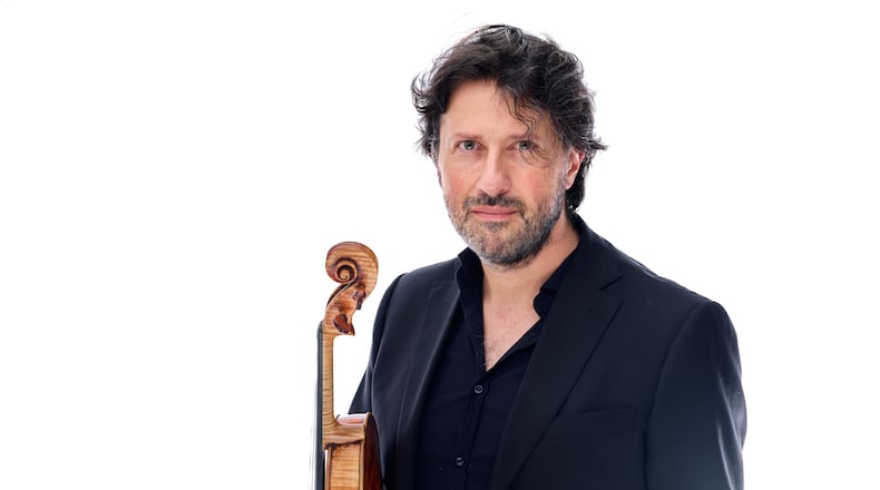 A self-portrait by violist Ettore Causa.