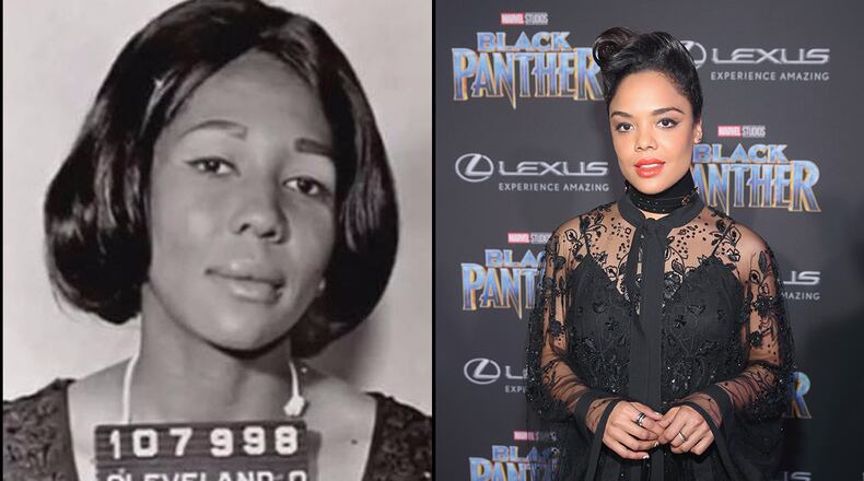 Tessa Thompson (right) will portray Doris Payne (left) in an upcoming biopic.