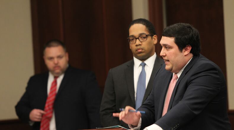 Douglas County Assistant District Attorney David Emadi, right, has been offered the job of executive secretary of the state ethics commission. (HENRY TAYLOR / HENRY.TAYLOR@AJC.COM)