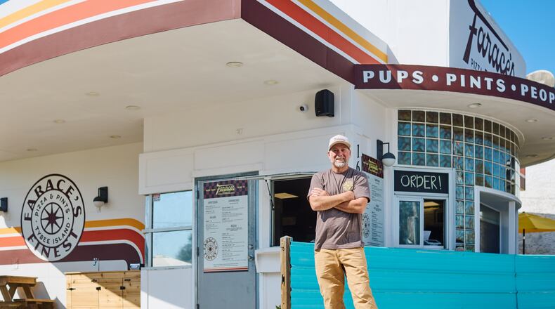 Former SweetWater Brewing executive Steve Farace has opened Farace's Finest, a new Tybee Island pizzeria. (Courtesy of Mike Schalk)